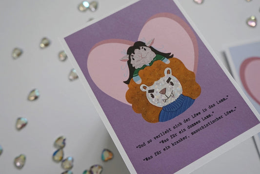 "The Lion and the Lamb" Print