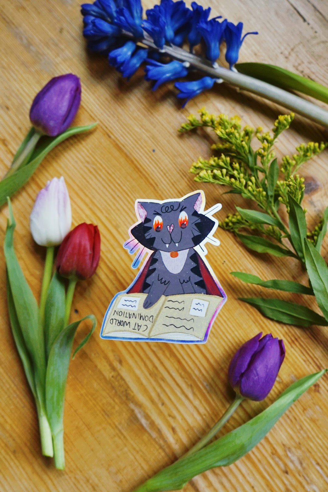 Premium-Sticker 'Kater Muffin'