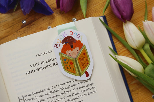 Magnetisches Lesezeichen „Janna und Candy“