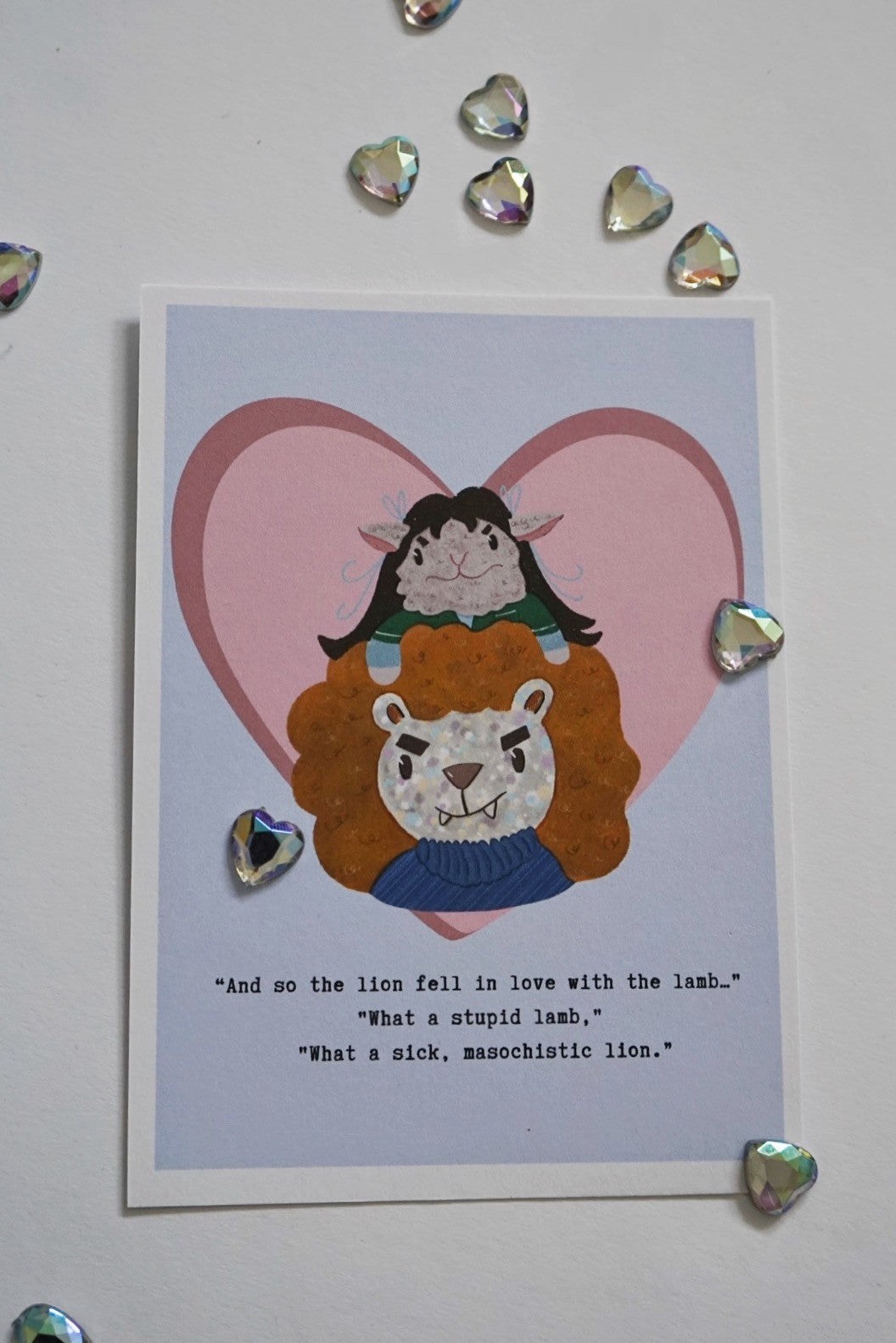 ‚Der Löwe und das Lamm‘ Print
