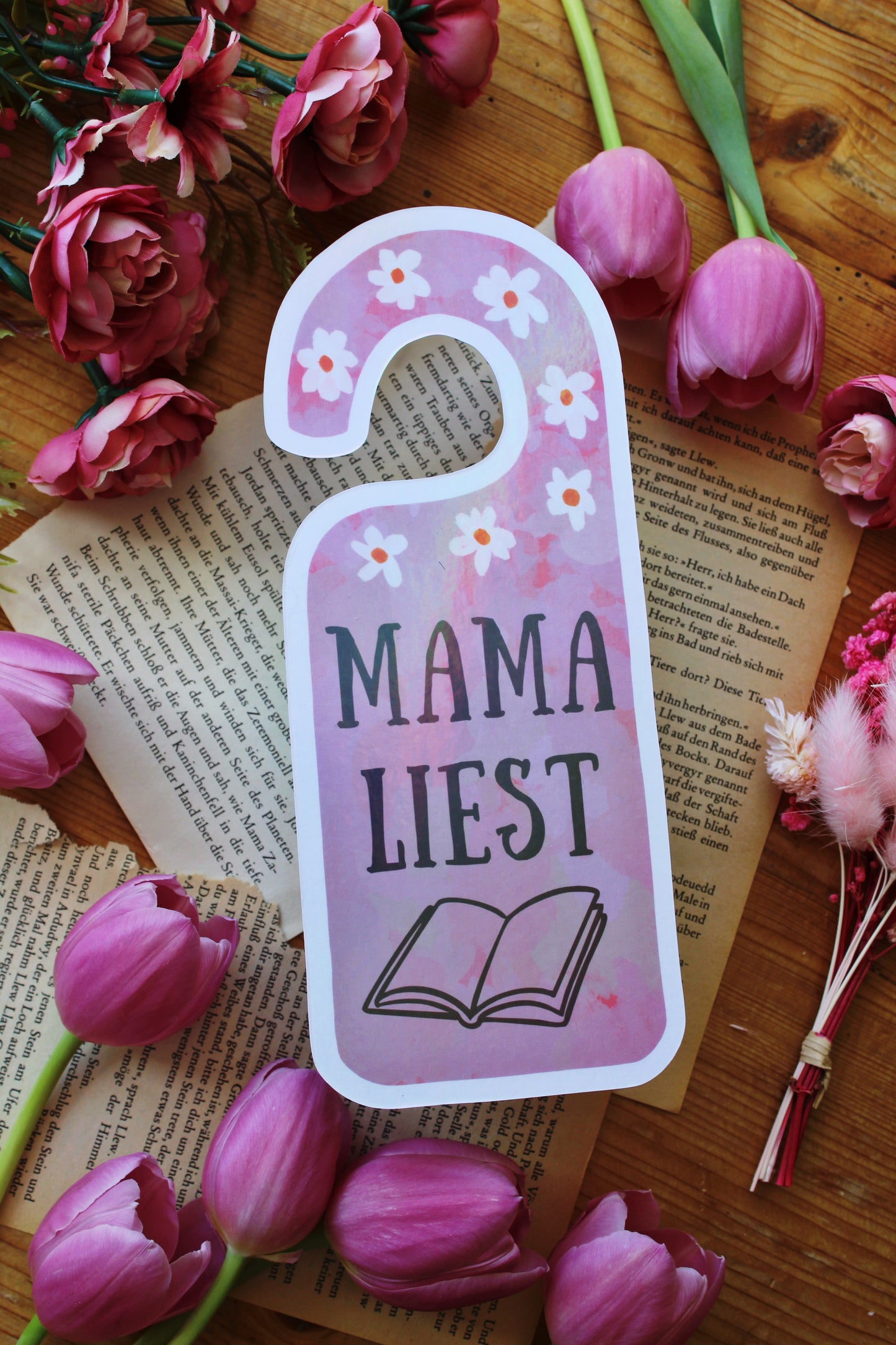 Lesezeichen 'Mama liest'